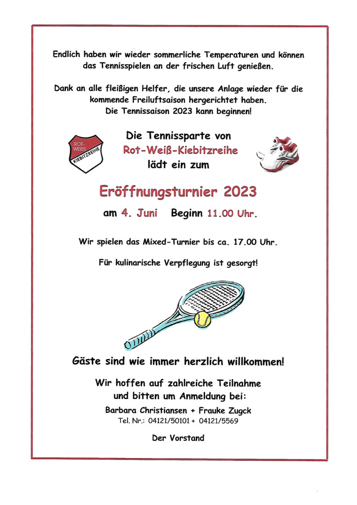23Eröffnung